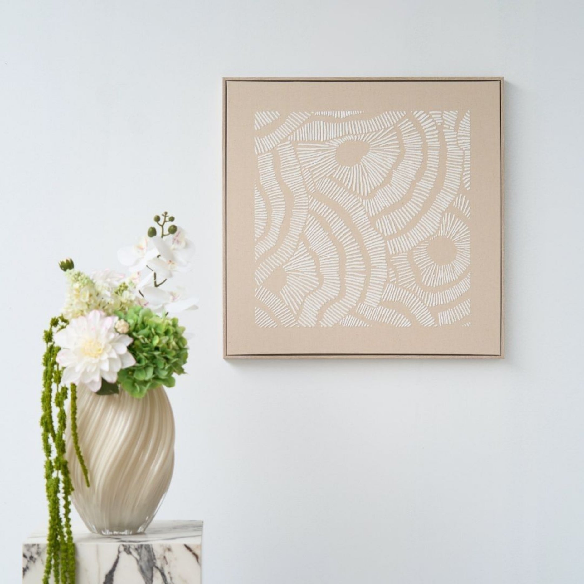 Flower lines billede